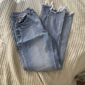 Distressed Light Blue Women's Jeans